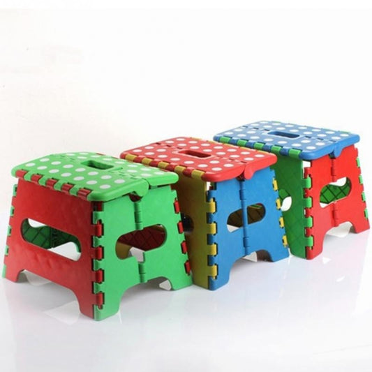 Portable Thick Plastic Kids folding Stool Outdoor Activity Tool Home Traveling Necessity, Color Random Delivery, Folding Stool