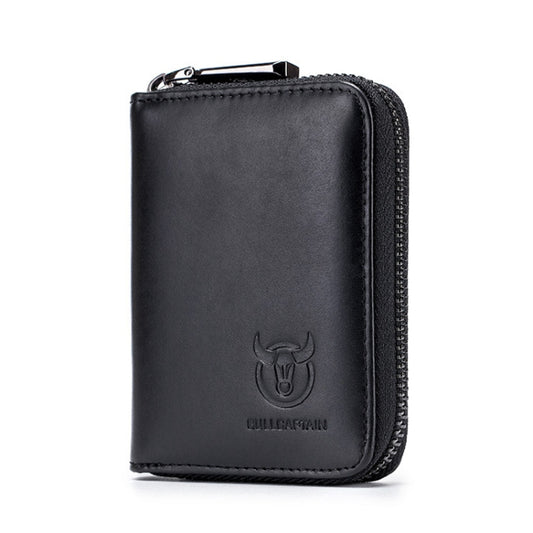 BUFF CAPTAIN 05 Head Layer Leather Card Bag Men Casual Leather Driver'S License Card Package