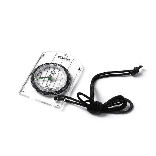 2 in 1 Compass With Map Measuring Ruler Outdoor Multifunctional Compass, 2 in 1