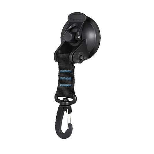 3 PCS Car Tent Suction Cup Home Users Outside Travel Portable Suction Cup Hook, Round Carabiner