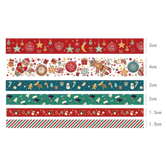 Boxed Christmas Pocket Tape Decoration Material