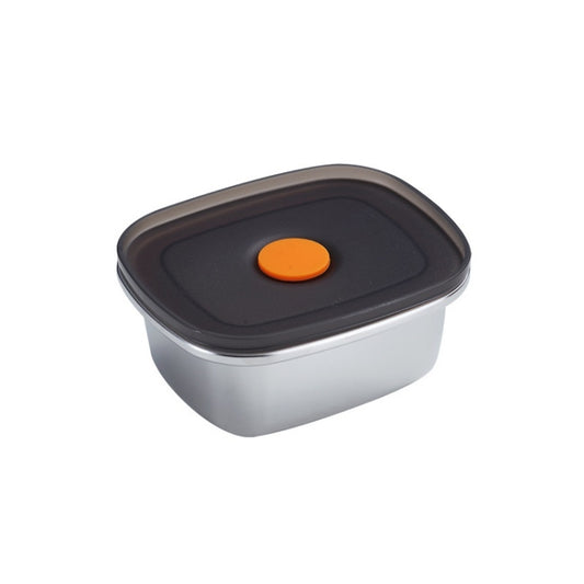 Refrigerator Fruit Fresh-Keeping Box 304 Stainless Steel Sealed Lunch Box, 250ml, 450ml, 600ml, 1000ml