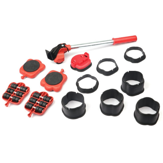 Mover Adjustable Height Moving Tool Set With Pry Type Heavy Furniture Moving Roller, 13 PCS / Set, 5 PCS / Set