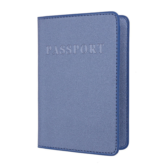 MS101 Frosted PU Multi-Card Passport Holder Travel Abroad Passport Card Holder, Blue, Khaki, Pink, Sky Blue, Dirty Yellow, Big Red