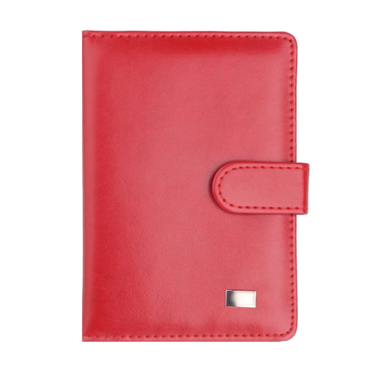 Covc1002 Bank Card Passport Card Holder With Buckle Clip PU Document Protection Card Holder