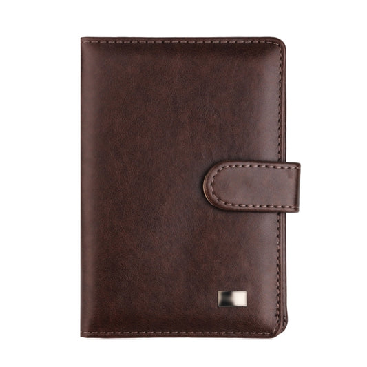 Covc1002 Bank Card Passport Card Holder With Buckle Clip PU Document Protection Card Holder