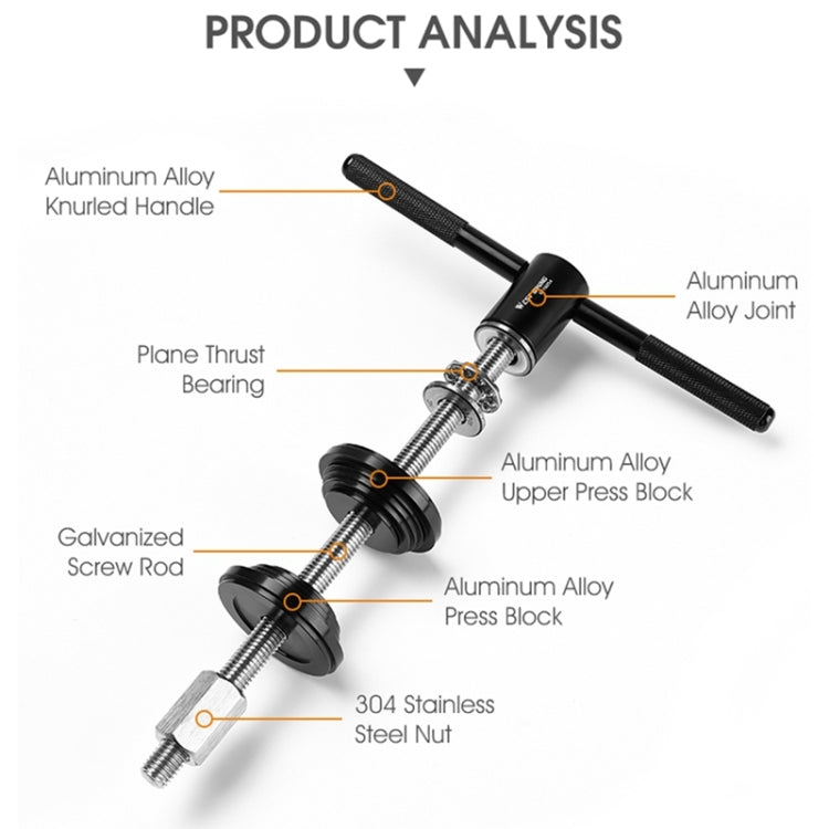 WEST BIKING Bicycle Headset Installation Removal Tools Bike Bottom Bracket Bearing Press Tool Bicycle Repair Tools