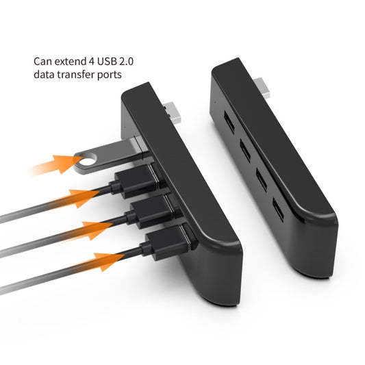 USB hub extension with four USB 2.0 data transfer ports