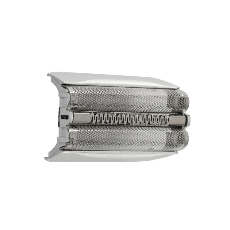 Electric shaver foil cutter head, silver mesh net with raised comb cutter bar