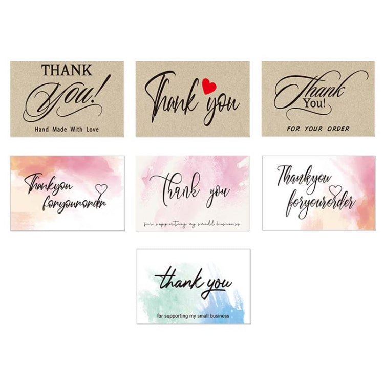 5 Rolls Thank You Label Seal Decoration Sticker, 2.5x3.7cm