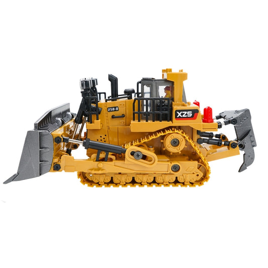 2.4G Remote Control Nine-Channel Crawler Heavy Bulldozer Children Remote Control Toy Alloy Excavator, 1031 Alloy Excavator