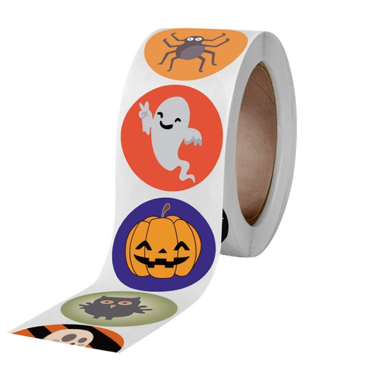 Halloween Stickers Gift Decoration Baking Cake Packaging Labels, 2.5cm / 1 Inch