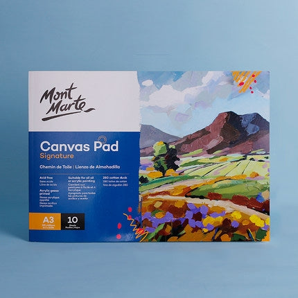 Oil acrylic painting canvas pad, textured canvas paper sheets in a pack