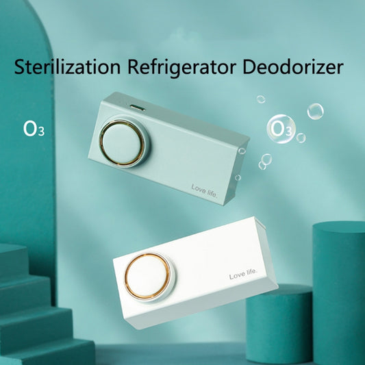 L18 Refrigerator Deodorizer Sterilization Deodorization Odor Preservation Small Household Car Air Purifier, L18 White, L18 Green