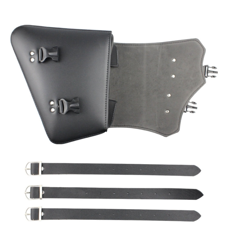 Motorcycle Side Box Package Fast Demolition Triangle Side Bag Leather Cycling Bag, Side Box Package