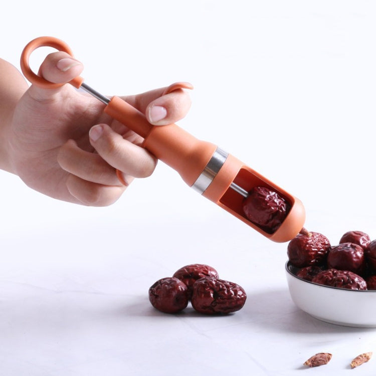 Red Date Pitting Device Kitchen Gadgets, Red Date Pitting (Orange), Red Date Pitting (Orange)