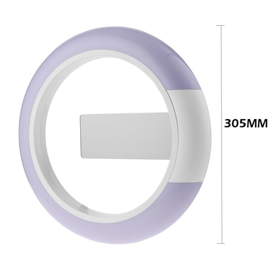 LED Mirror Hollow Wall Clock 7-color Switch Electronic Digital Display Wall Clock, Hollow Wall Clock