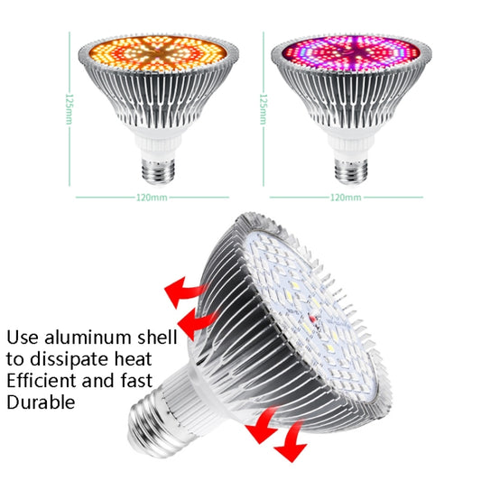 E27150W 200 Lamp Beads LED Plant Growth Lamp Plant Fill Light, Full-Spectral, Sun Light