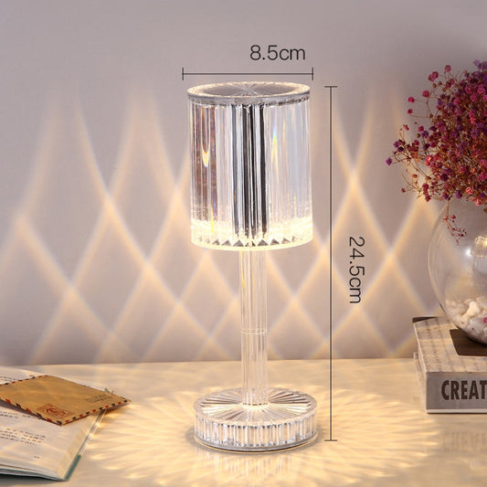 USB Charging Touch Diamond Crystal Table Lamp, USB Charging(Tri-tone Light), USB Charging(RGB with Remote Control 16 Color)