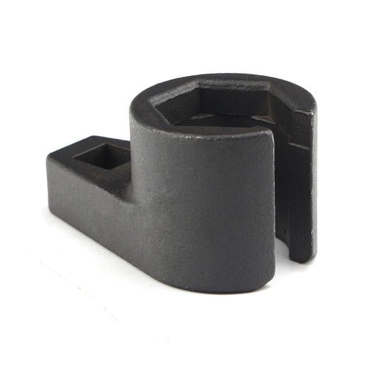 22mm oxygen sensor wrench tool with square drive openings, dark gray