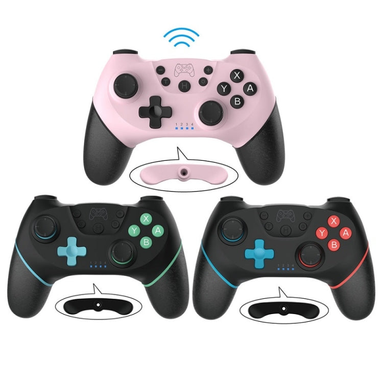 Wireless Bluetooth gamepad bundle with pink and black controllers