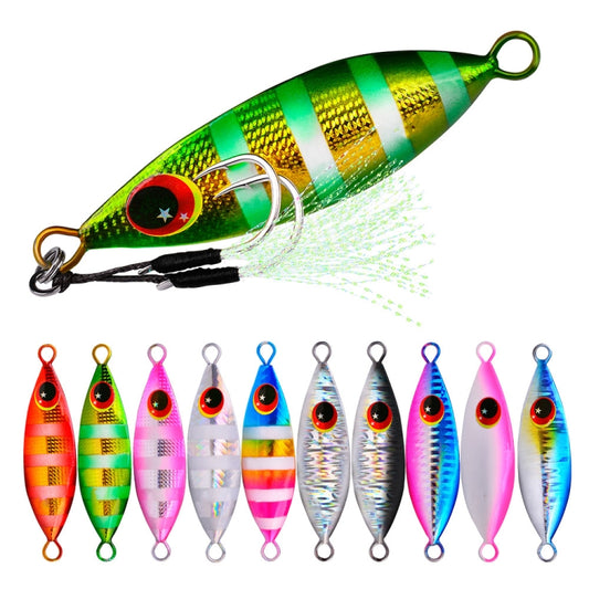 PROBEROS LF105 Sea Fishing Metal Road Bait, 10g, 20g, 30g, 40g, 60g