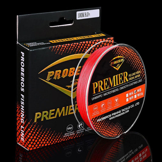 PROBEROS 8 Edited 100M Majestic Horse Fish Line, 0.4 / 6LB, 0.6 / 8LB, 0.8 / 10LB, 1.0 / 15LB, 1.5 / 20LB, 2.0 / 30LB, 3.0 / 40LB, 4.0 / 50LB, 5.0 / 60LB, 6.0 / 70LB, 7.0 / 80LB, 10.0 / 100LB, 13.0 / 120LB