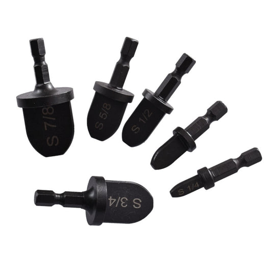 Metal Reamer Hex Shank Electric Expander, 6 PCS / Set
