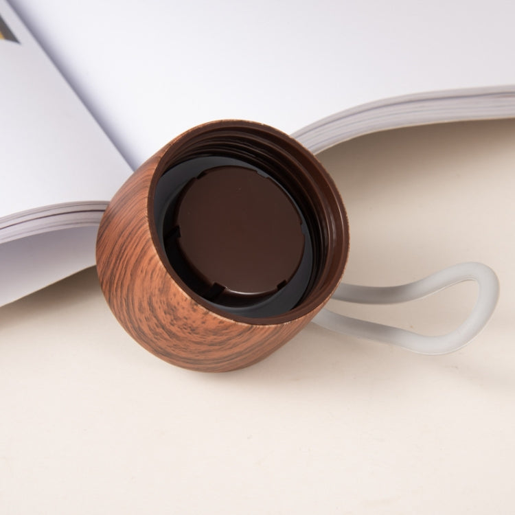 Delicate 304 Stainless Steel Wood Grain Thermos Cup, 500ml, 400ml