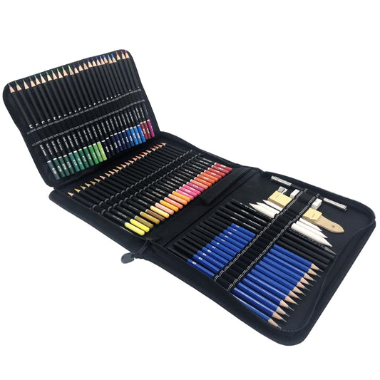 95 PCS / Set Yover Oily Colored Pencil Set Art Sketch Pencil Painting Set, 95 PCS / Set