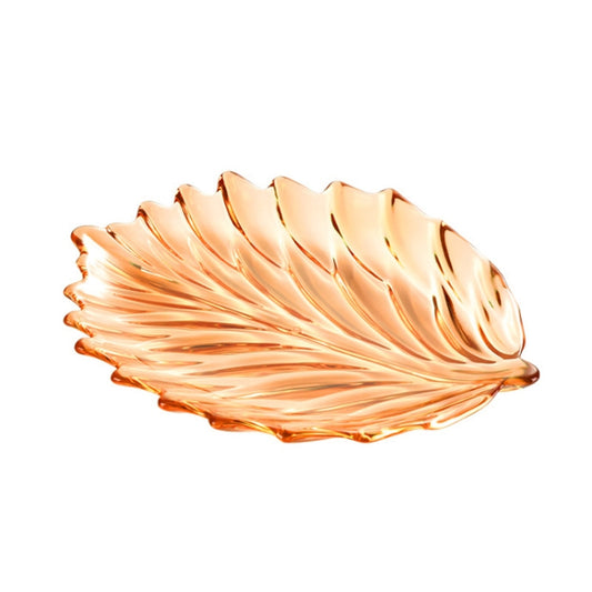 Acrylic Leaf Shape Fruit Tray and Shelf, Style:, Dish (Transparent), Dish (Blue), Dish (Amber), Dish (Purple), Shelf (Golden), Shelf (Black)
