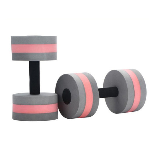 1pair Water Floating Dumbbell EVA Foam Swimming Pool Exercise Adjustable Dumbbell