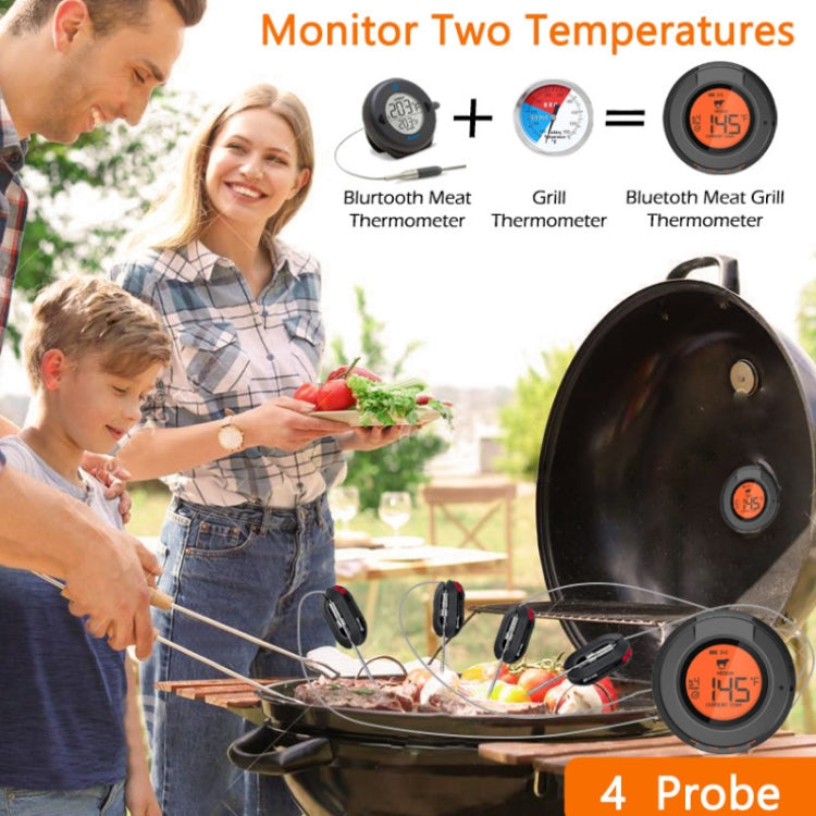 Kitchen Wireless Bluetooth Multifunction Oven Thermometer, Wireless Bluetooth Thermometer