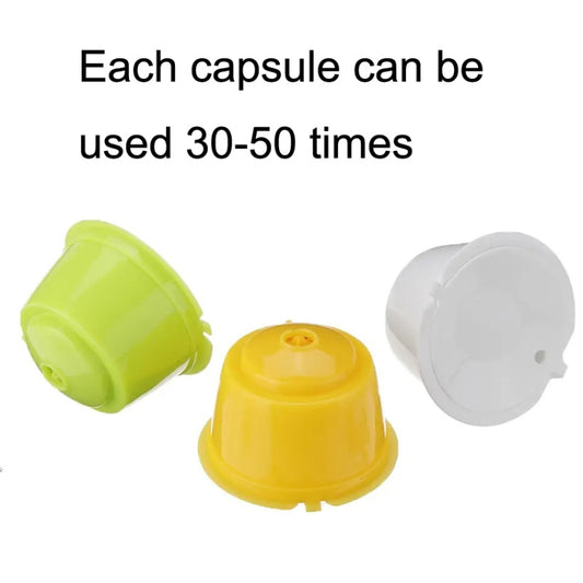 2 Sets Coffee Capsule Filter Cup For Dolce Gusto Coffee Machine, Color Random Delivery