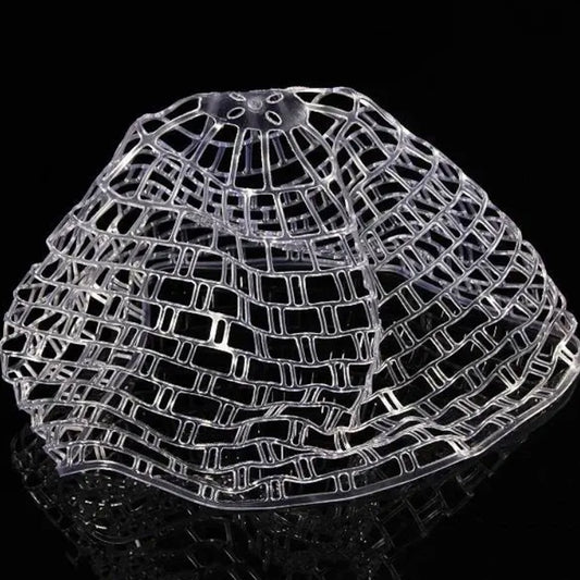Transparent Soft Rubber Fishing Net Replacement Bag, Size: Large 120cm, Large 120cm, Medium 100cm