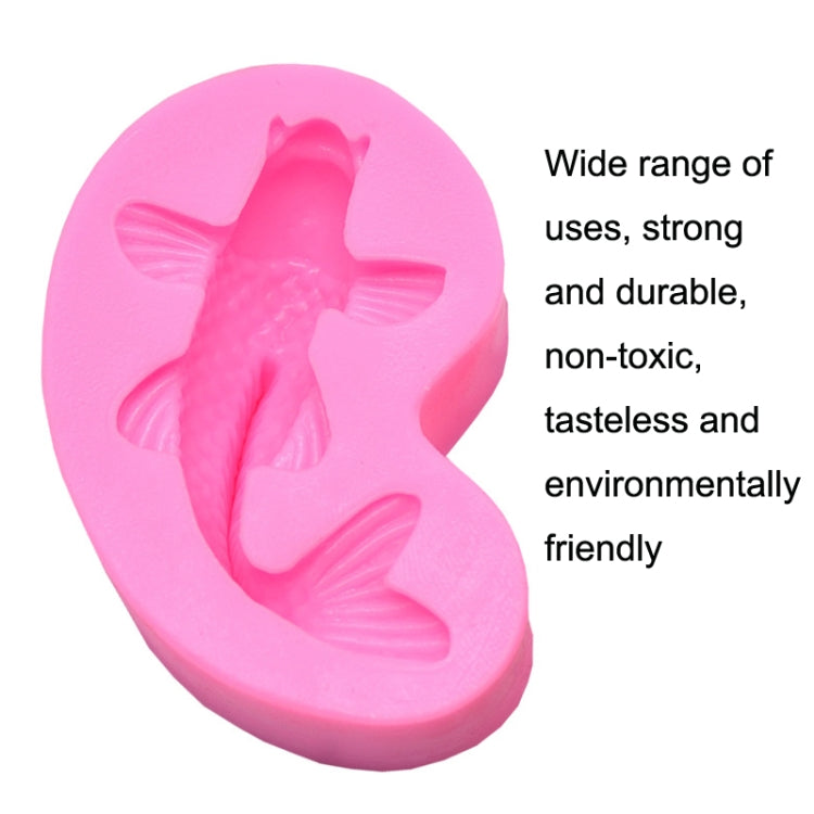 2 PCS Goldfish Baking Fondant Silicone Mold Cake Decorating, Goldfish