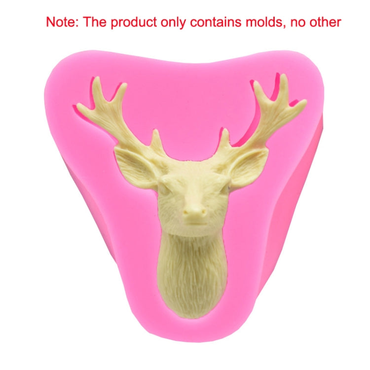 Deer Head Silicone Fondant Cake Mold, Deer Head