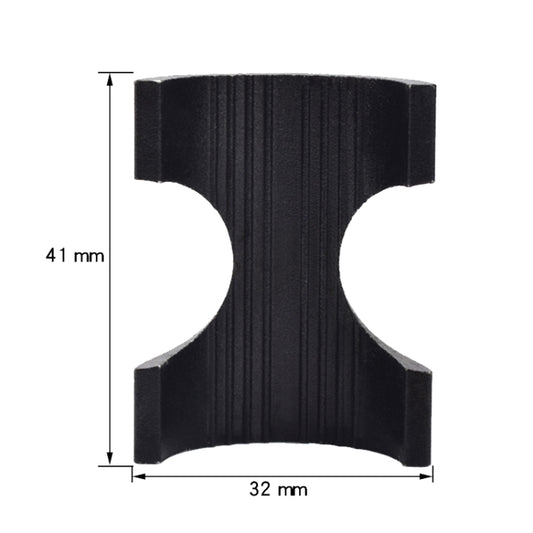 FMFXTR Bicycle Handlebar Diameter 25.4mm to 31.8mm Reducing Sleeve, Reducing Sleeve Black