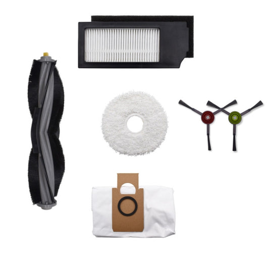 Main Brush + Filter + Mop + Dust Bag + Side Brush Set for ECOVACS X1