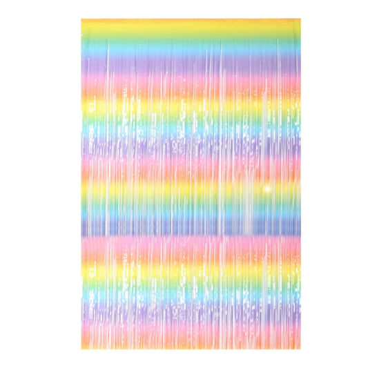 2 PCS 2M Birthday Party Decoration Background Rain Curtain