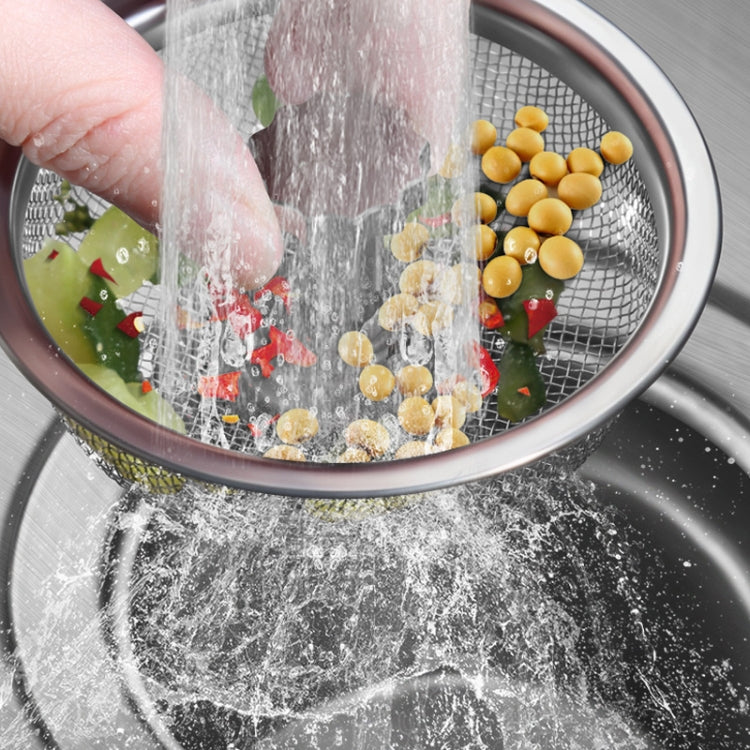 Anti-clogging Stainless Steel Filter For Kitchen Sink Sewer, Random Handle Style Delivery, Dense Net Filter