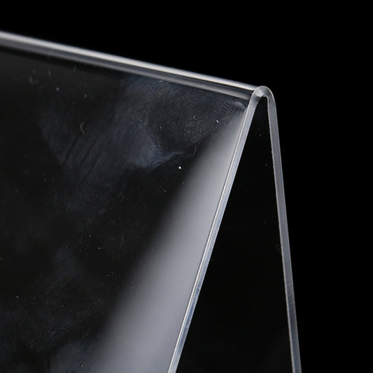 2 PCS Acrylic Display Stand Transparent Book Shelf Photo Frame Holder, 100 x 115 x 145mm