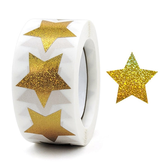 Colorful Stars Thank You Stickers Gift Wrap Decorative Sealing Stickers, 25mm