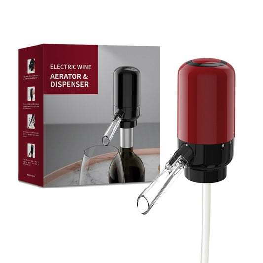 Electric Red Wine Decanter Dispenser,Style:, Black ABS, Red ABS, Stainless Steel, Stainless Steel With Base