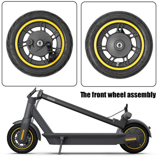 10 inch Electric Scooter Front Wheel Tubeless For Ninebot MAX G30, Front Wheel Tubeless