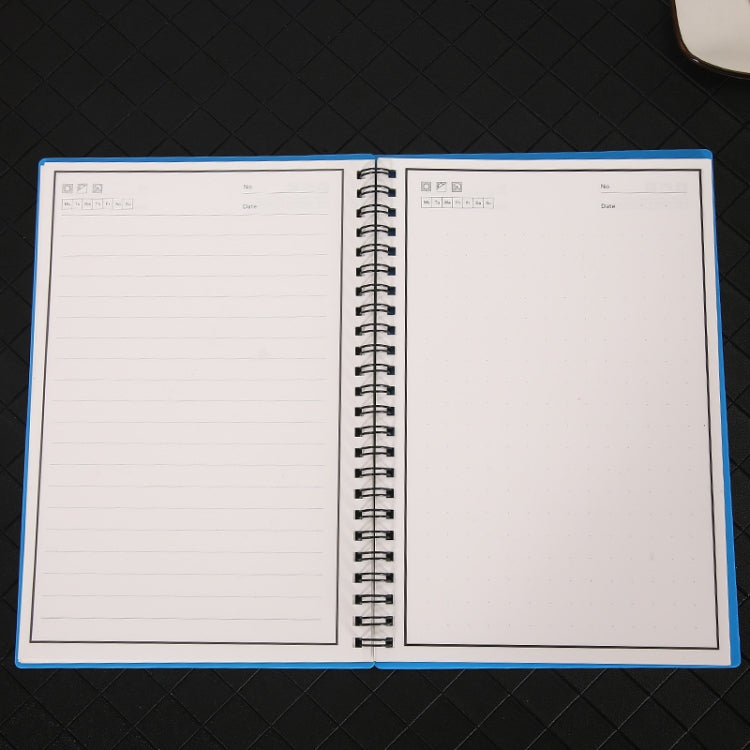 KCA02 Erasable Waterproof Coil Notebook, Spec:, A5 Square, B5 Round, A5 without LOGO, A5 Iron Ring no LOGO, A5 Note Type