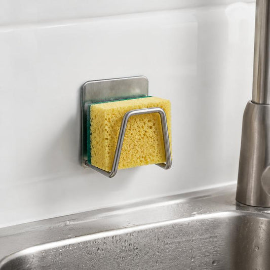 304 Stainless Steel Sponge Rack Sink Drain Rack, Color: Brushed Color, Brushed Color, Baking Black, Baking White, Large True Color, Large Baking Black, Large Baking White, 201 Ture Color