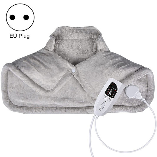 Electric Heated Thermal Shawl On The Back And The Neck, UK Plug (Creamy-white), EU Plug (Creamy-white), US Plug (Creamy-white), AU Plug (Creamy-white), UK Plug (Dark Gray), EU Plug (Dark Gray), US Plug (Dark Gray), AU Plug (Dark Gray)