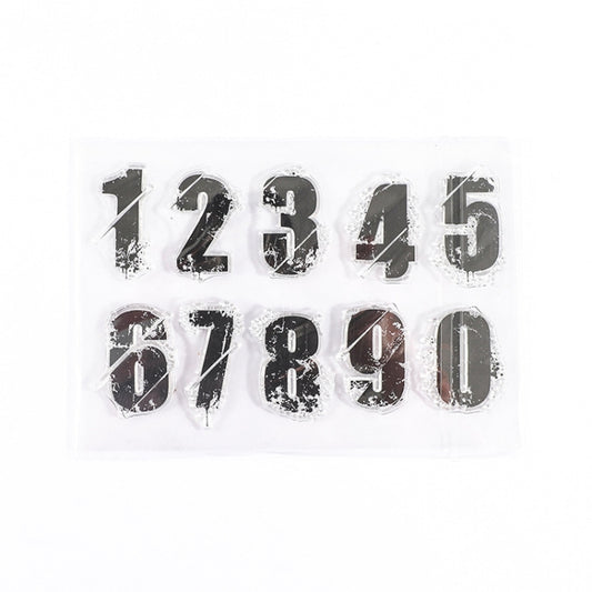 5 PCS Vintage Botanical Arrangement Handbook Clear Silicone Stamp