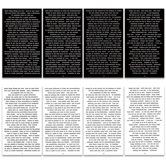 1 Sets Handbook DIY Vintage Text Sticker Material Pack